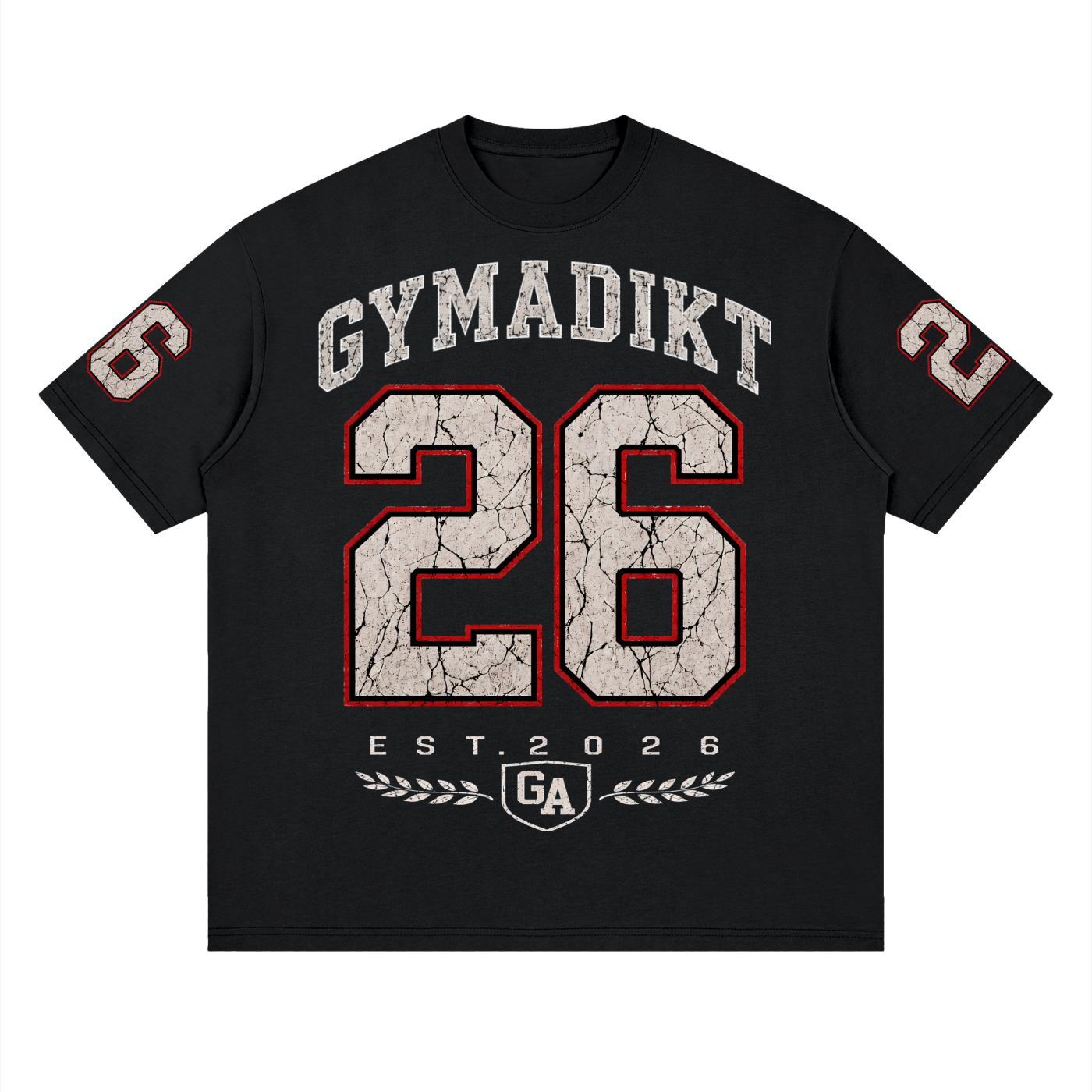 GYMADIKT 26 Legacy Oversized Gym T-Shirt