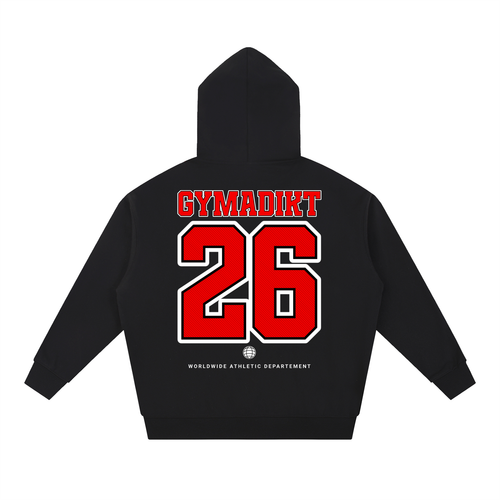 GYMADIKT 26 Worldwide Athletic Department Oversized Hoodie