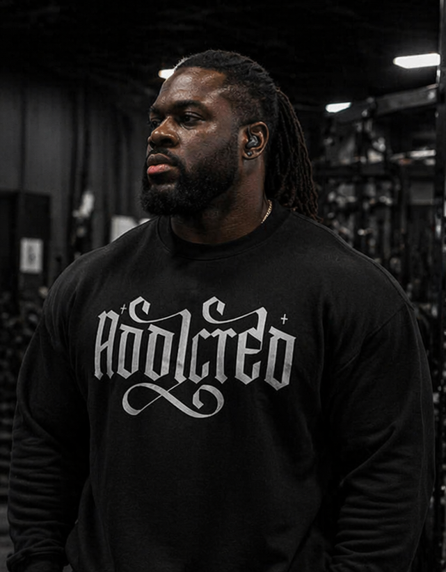 GYMADIKT “ADDICTED – DISCIPLINE” Oversized Sweatshirt