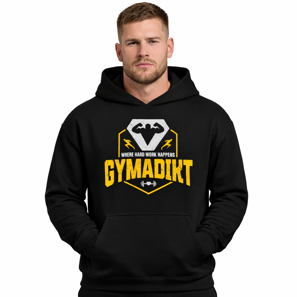 Ultimate Oversized Hoodie | Statement GYMADIKT Front Print