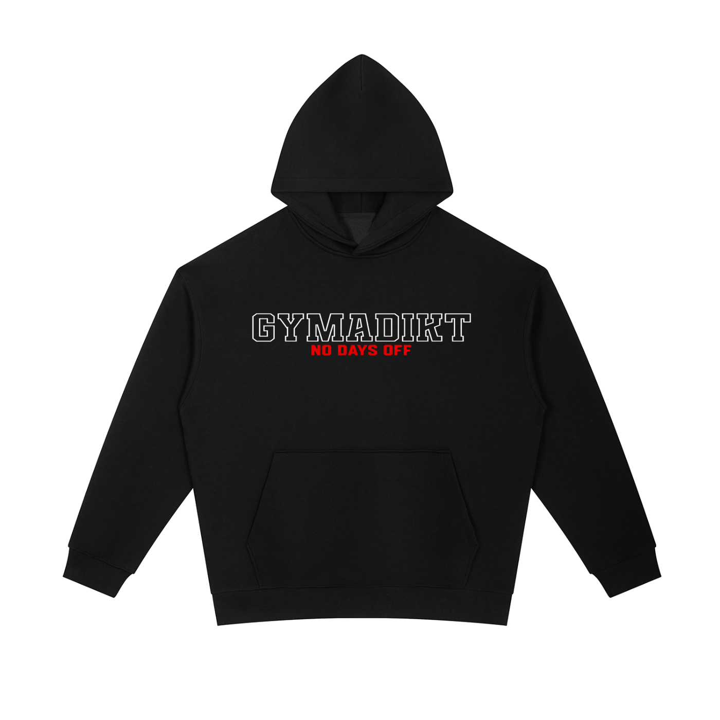 Gymadikt “No Days Off” Rage Oversized Hoodie