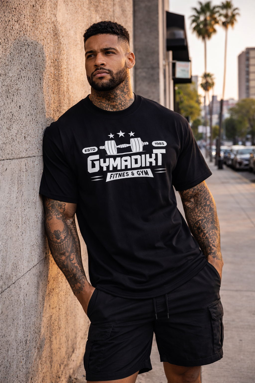 GYMADIKT fitness & Gym tee